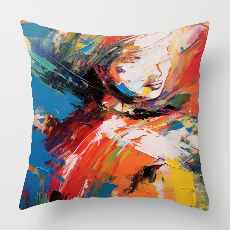Nordycki Styl Abstrakcyjna Sztuka Figura Poszewka na Poduszkę 40x 40cm Salon Sofa Dekoracyjna Poszewka na Poduszkę Pokój Dekoracyjna Estetyka