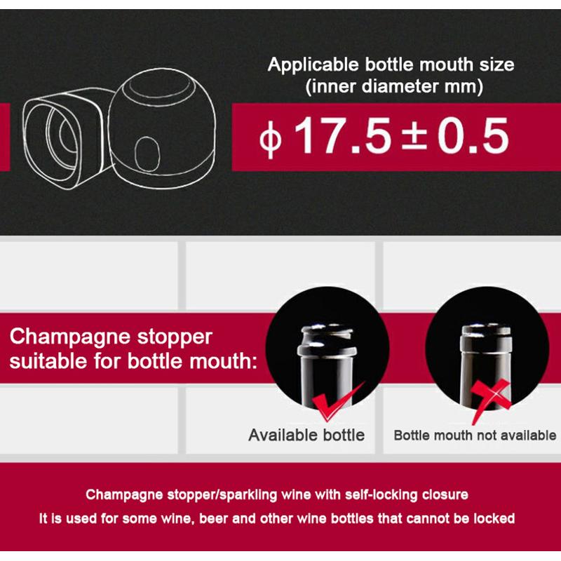 3 stücke Rotwein Flaschenverschluss Vakuumverschluss Flaschenverschluss Silikon Champagner Stopper Kann Frischhalten Für Rotwein Behalten Stecker Bar werkzeug