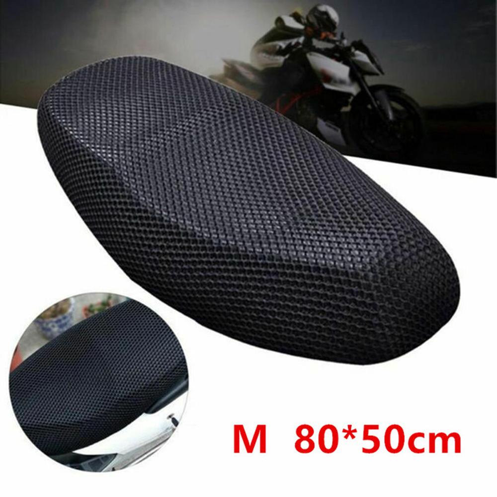 Cover Black M/L/XL/XXL/XXXL Motorcycle Cushion Cover 3D Mesh Protector Seat Covers Electric Bike