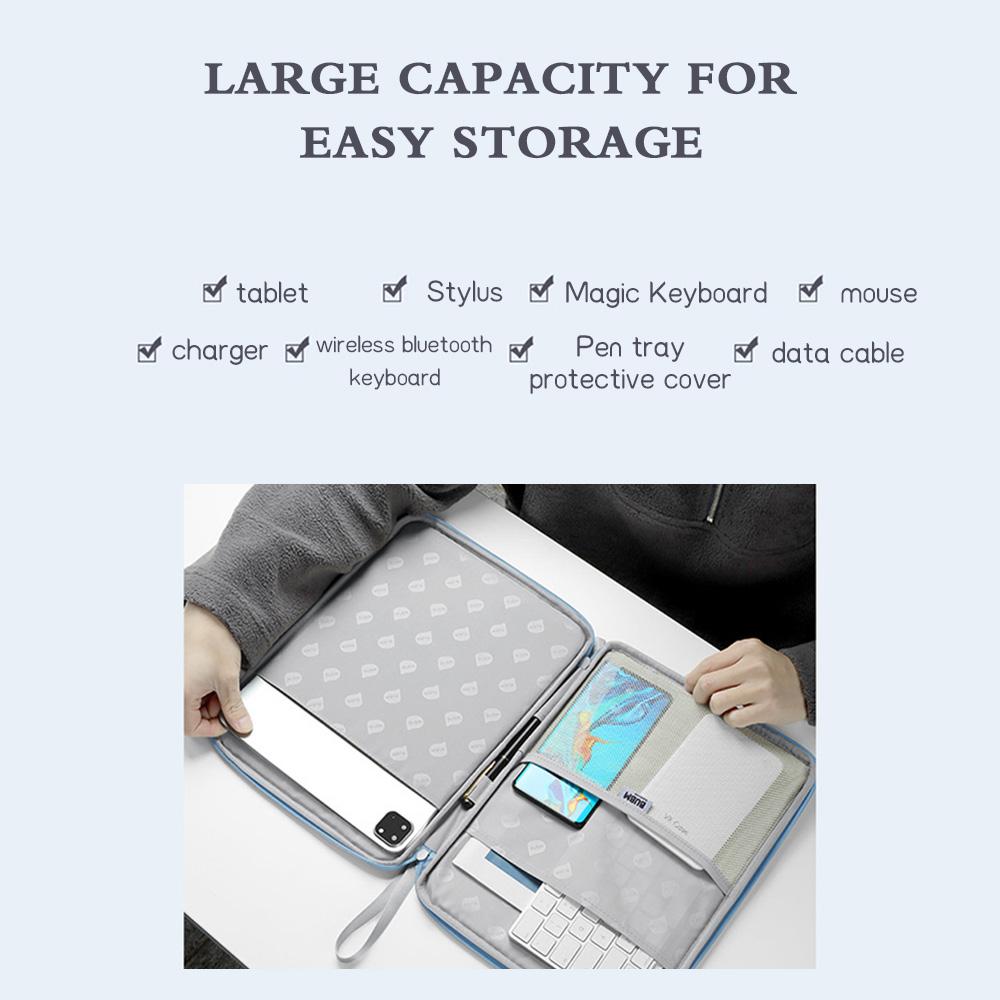 Leder Tablet Schutzhülle Lagerung Tasche Geeignet für Apple 10-zoll Huawei 12-zoll Laptop Tablet Liner Tasche Wasserdicht, öl-proof, Verschleiß-beständig