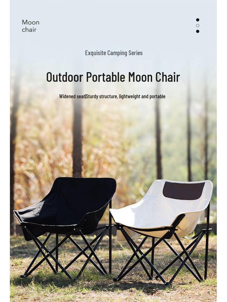 Lightweight Outdoor Folding Director's Chair with Backrest for Camping and Beach