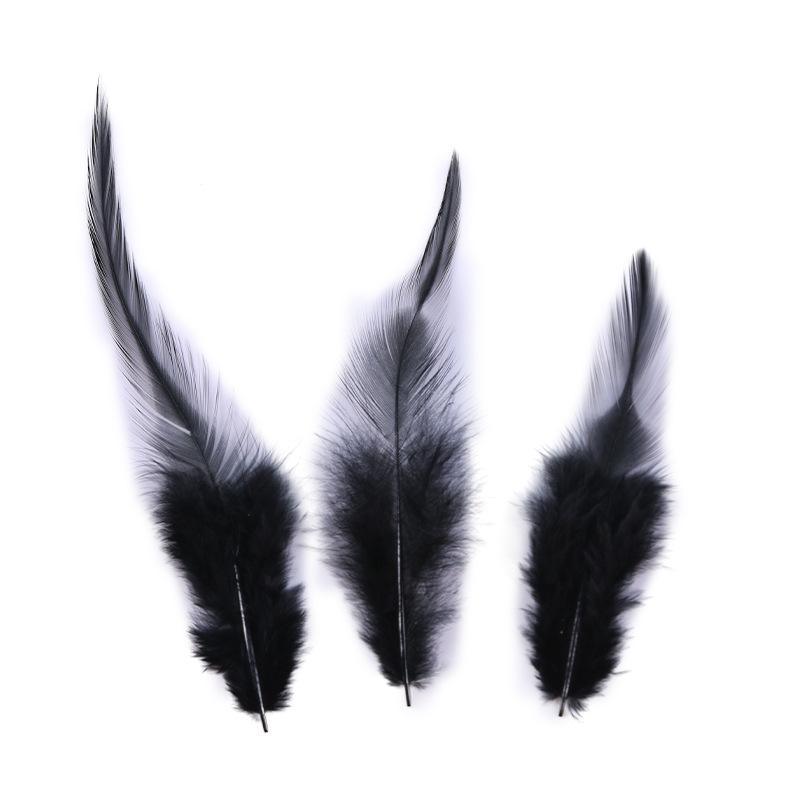 Red Tip Feather Color Chicken Feather Dream Catcher Cat Stick Decorative Jewelry Accessories Diy Handmade Materials