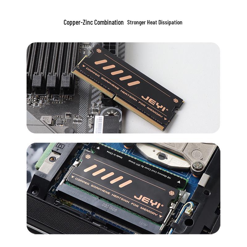 JEYI JiaYi DDR5/DDR4 Laptop Memory Heatsink with Pure Copper and Graphene Cooling