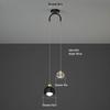 Luxury Crystal Bedside Hanging Lamp: Modern High-End Design for Bedroom or TV Wall