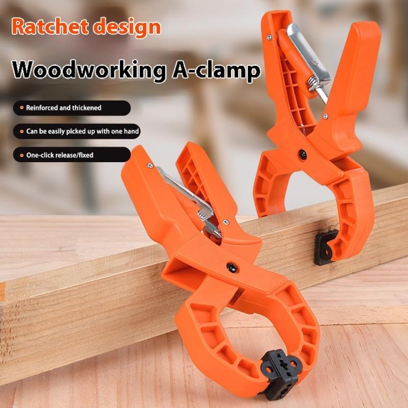 Strong Plastic Frame Clamps with Secure Locking Mechanism Small Spring Action Adjustable Clamps for Carpentry Tasks