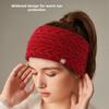 1pcs Women's Wide Knitted Headband Winter Warm Ear Protection Headwrap Outdoor Sports Cycling Hair Band