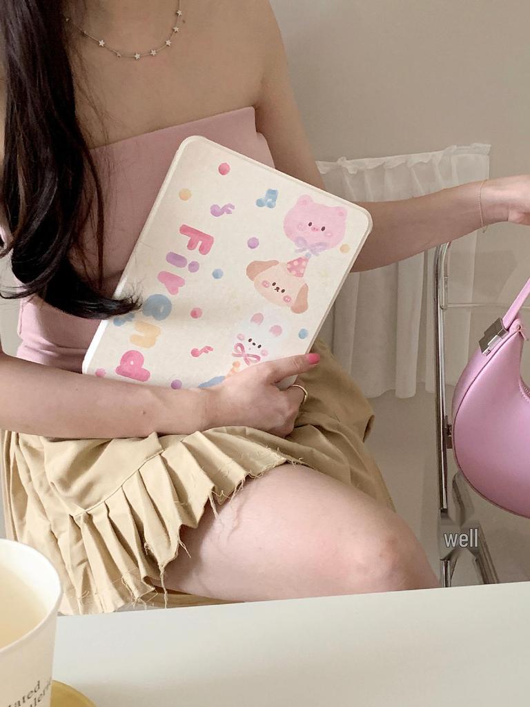 Rotating Cartoon Animal Hat iPad Case for iPad Mini 6 & iPad Pro