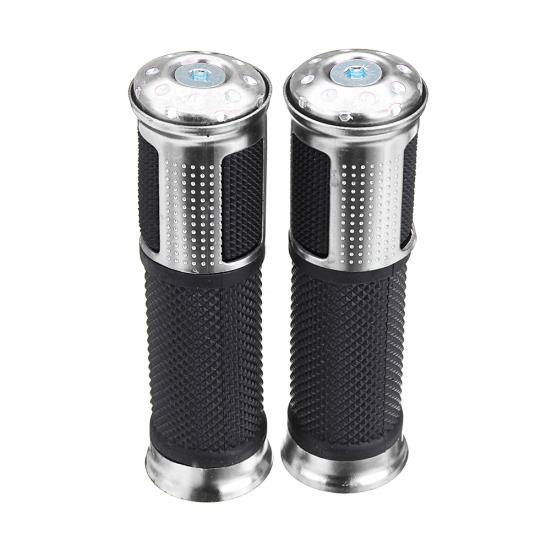 2Pcs Universal Motorcycle 22mm Handle Bar Hand Grips ATV for Honda Yamaha Suzuki