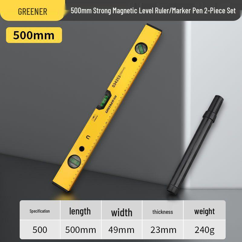 High Precision Magnetic Spirit Level Inclinometer - Aluminum Angle Square Tool