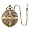 Unique Pocket Watch Case with 7pcs/set Metal Polyhedral Dices Pendant Fob Chain