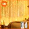 USB Christmas LED Curtain Lights, Indoor Fairy Curtain Lights, Suitable for Bedroom, Background Windows, Holiday Lighting