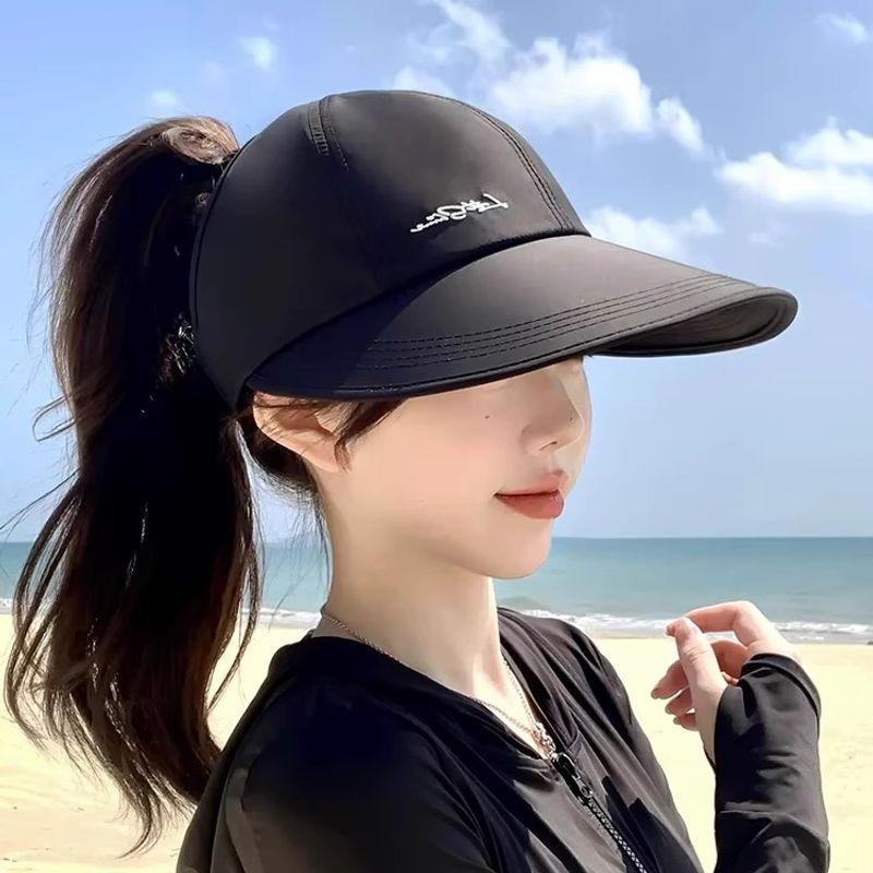 

Шляпа рыбака с широкими полями и открытым верхом, с интегрированным париком, женские кудрявые волосы, прямые волосы, хвостик, быстросохнущая, защита от солнца, тонкая, летняя, для улицы Black + brown curly hair ponytail