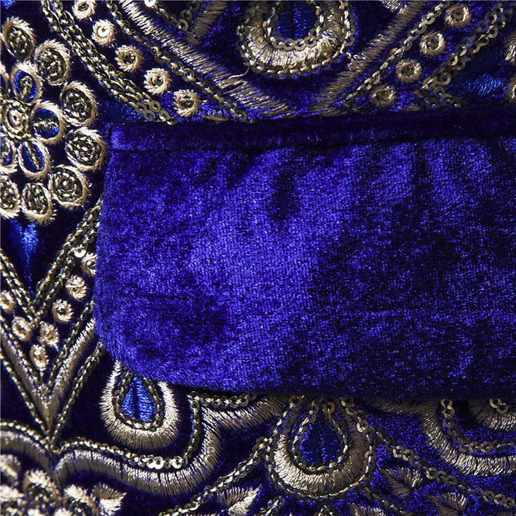 Herr Varmstämplad Enfärgad Tryckt Affärsbröllopsfest Ytterplagg Kappa Kostym Toppar