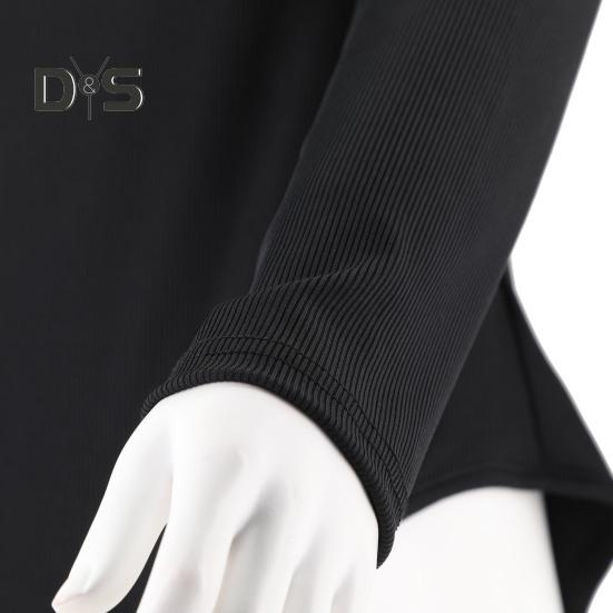 Dámské body Sexy dutý Slim Fit Dlouhé rukávy Kulatý límec Jednobarevné Strečové Prodyšné Měkké Podzimní Dámské Dámské Trikotové Top Dámské Oblečení