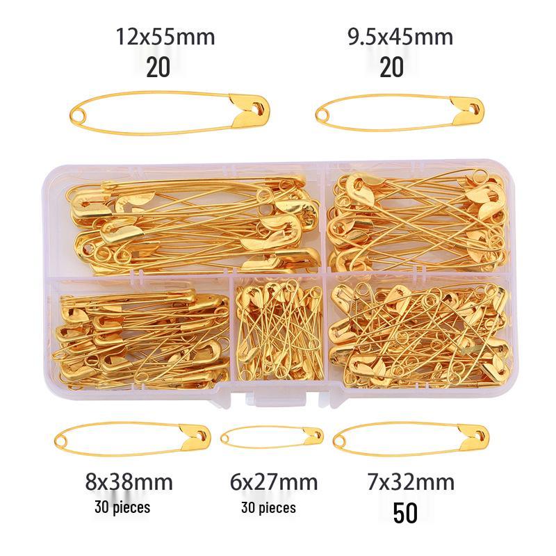 

Vintage Safety Pins & Brooches Kit: DIY Shoe Buckle Material Accessories
