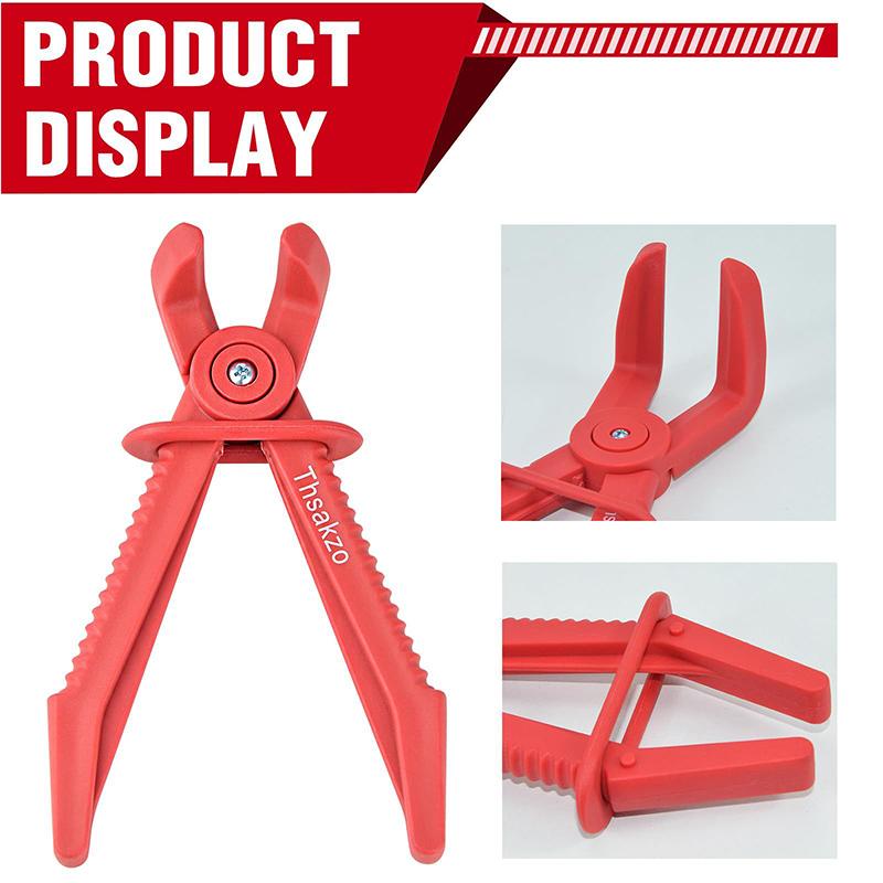3Pcs/Set Elbow Hose Tube Clamp Pliers Tool Brake Fuel Water Line Clamp Pliers For Car Repair Hose Clamp Removal Hand Tool