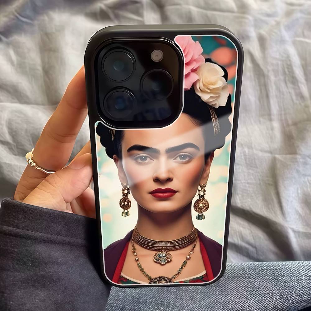 

Fashion F-Frida K-KahlosS Phone Case For Iphone 17 Air 16 15 14 13 12 11Pro Max Plus Hard Plastic PC+TPU Cover iPhone 13pro max