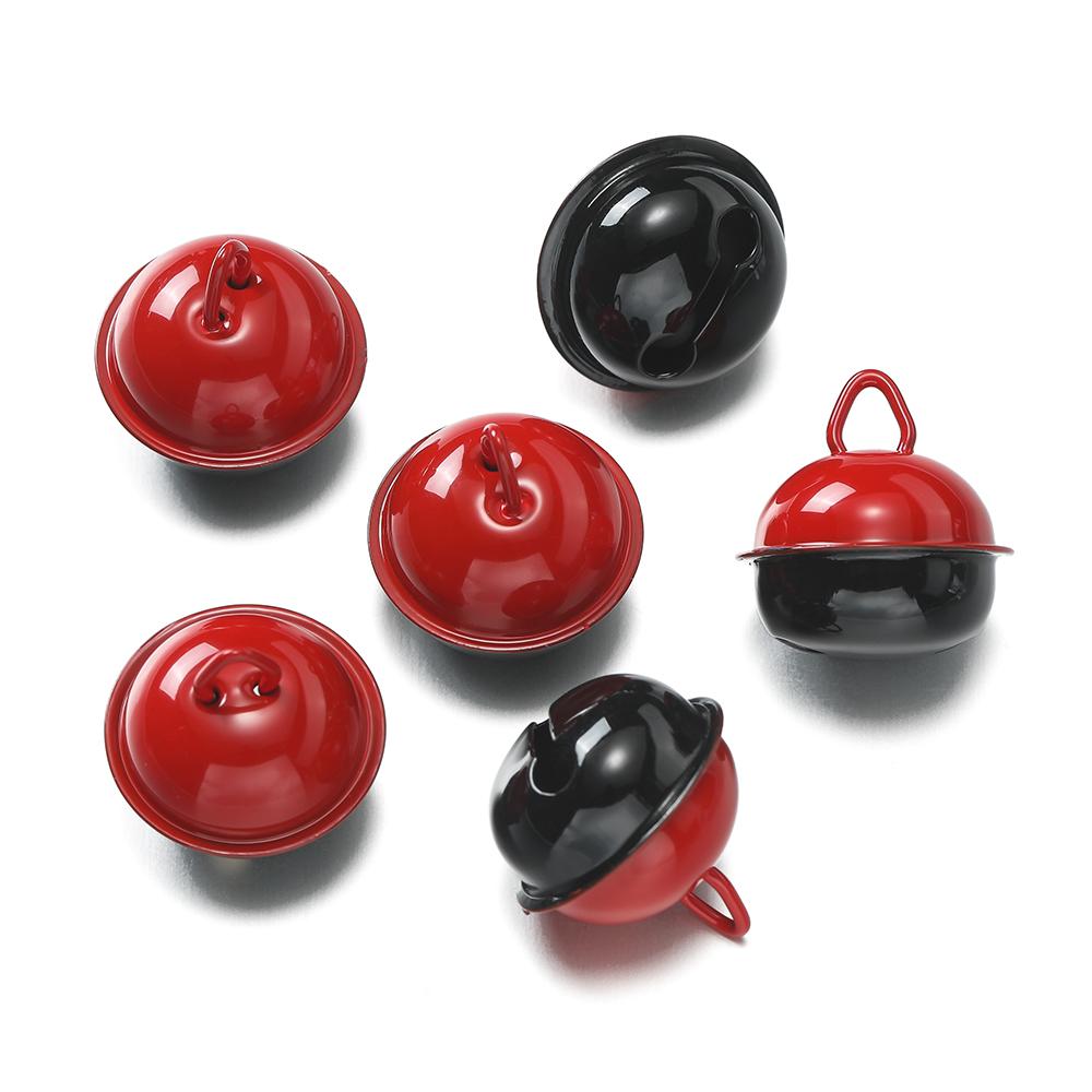 5pcs/lot Metal Bells Jingle Bell Loose Beads for Home Christmas-Tree Decoration Crafts DIY Handmade Earrings Pendants Accessorie