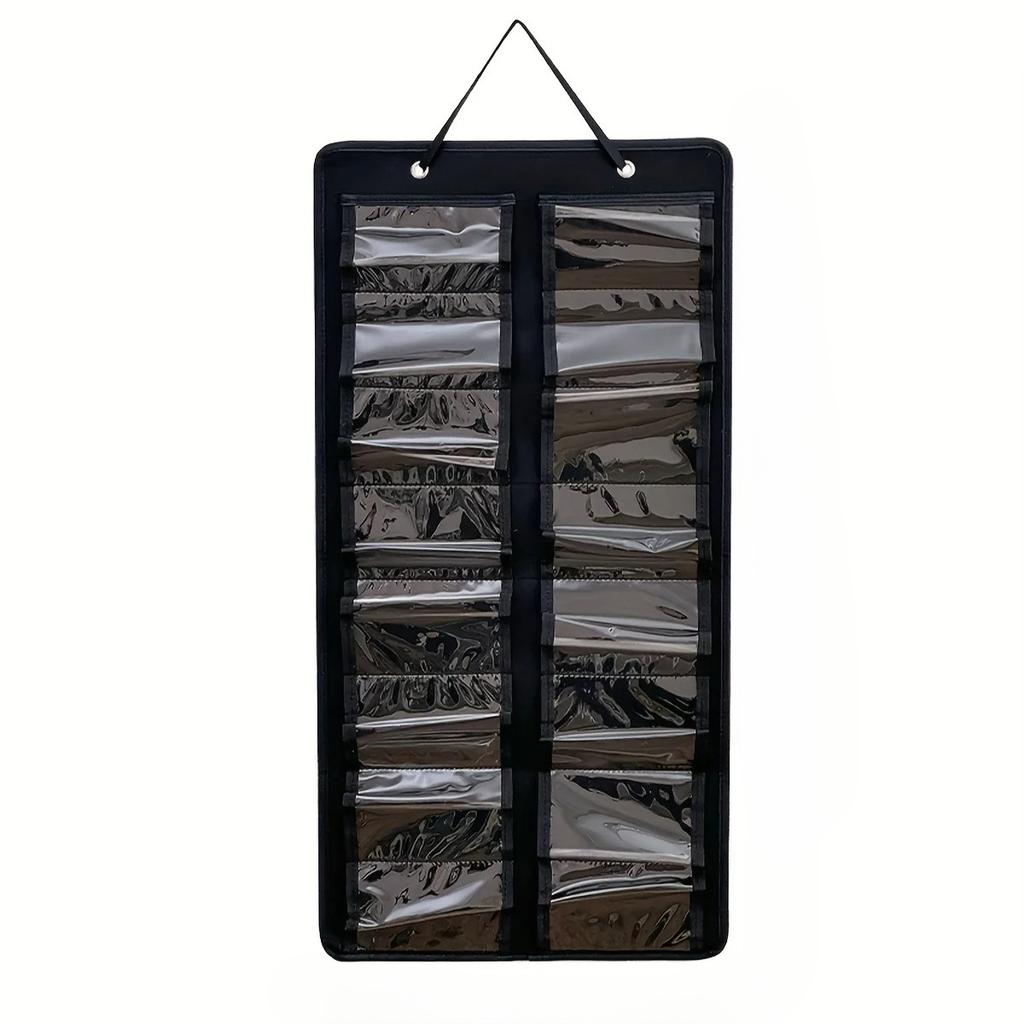 16 Slots Felt Eyeglasses Stand Holder For Sunglasses Glasses Storage Display Hanging Bag Wall Pocket Storage Box Organizer Bags