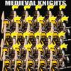 Medieval Military Soldier Series Building Blocks Castle Black Eagle Green Dragon Knights Figures Militia Accessories Bricks Toys