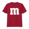 Unisexs M Candy Costume Set Funny Humor Halloween Group Soft Blend T Shirt Vintage Designer Clothes Homme Slightly