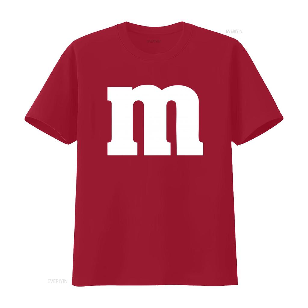 Unisexs M Candy Costume Set Funny Humor Halloween Group Soft Blend T Shirt Vintage Designer Clothes Homme Slightly