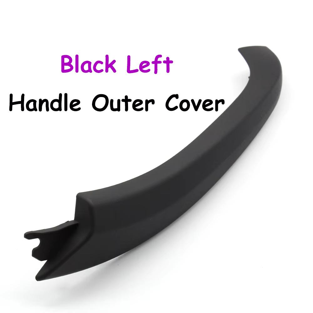 

Car Interior Carbon Fiber Left Right Door Pull Handle Outer Cover Replacement For BMW X3 X4 G01 G02 F97 F98 2018- Black Left
