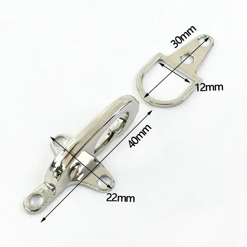 Meetee 4/5cm Metal Buckles Belt Connect Lobster Clasp Coat Waist Band Button Bag Decor Clip Buckle Garment Sewing Accessories
