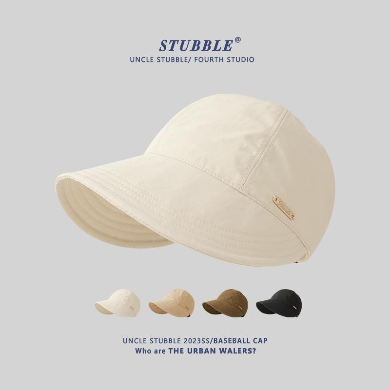 Quick Drying Bucket Hat Sunscreen Cap Girls Wide Brim Show Face Small Versatile Sunshade Cap Spot