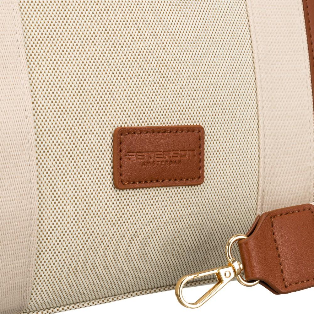 PTN CAN-04-5785 Nat-Brown Canvas Bag