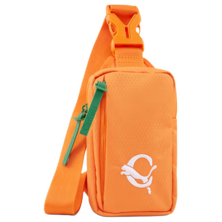 New PUMA CARROTS Collaboration Polyester Shoulder Bag, Crossbody Bag Regular Men's Orange 090915-02