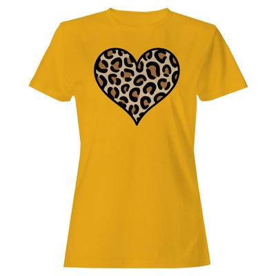 Leopard Print Wild Heart Women's T-shirt