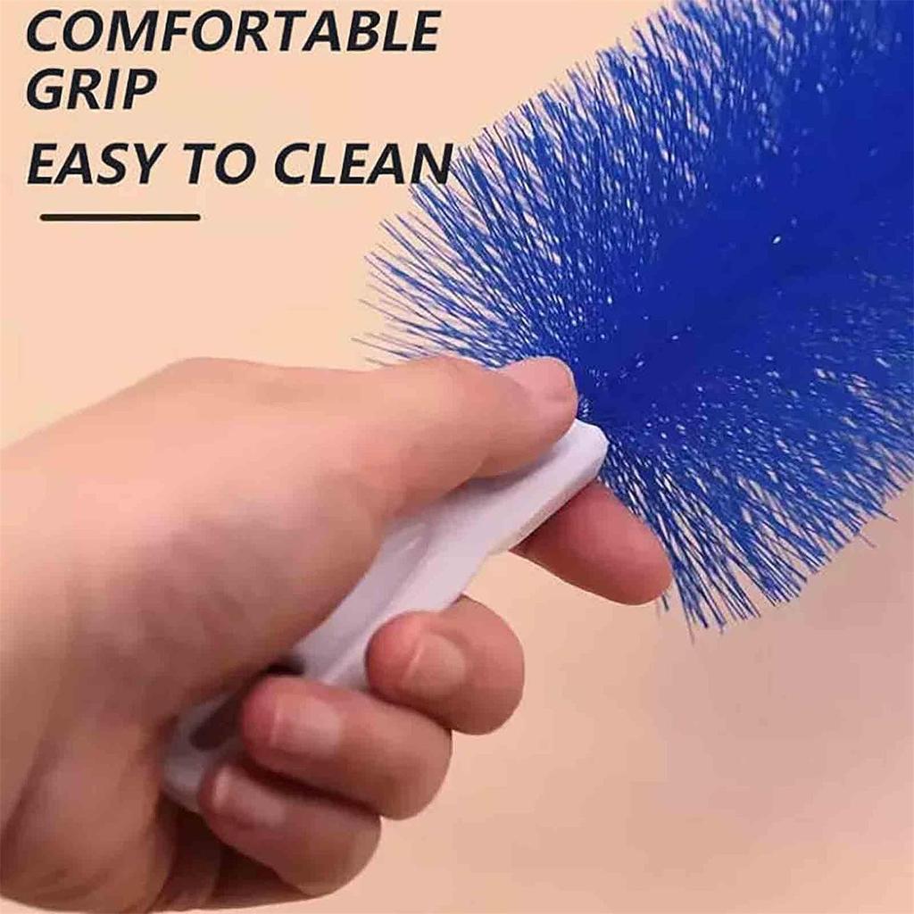 Flexible Fan Dusting Brush, Non-disassembly Cleaning Brush, Dusting Collector, Multi Purpose Brush, Fan Cleaning Brushes, Microfiber Feather Duster