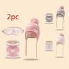 Children's Chunky Knit Wool Hat Set for Autumn & Winter - Unisex Baby Design, Trendy Two-Piece