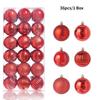 4CM Christmas Decoration Christmas Balls Hanging Xmas Tree Pendant for Home Party Decor 2025 New Year Navidad Gifts Ornaments