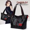Qian Dian Women's Genuine Leather Tote: 2025 New Fashion Large Cowhide Shoulder and Crossbody Bag.