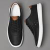 Fashion Luxury Brand Men Shoes Tenis Masculino Lace Up Sneakers Man Genuine Leather Casual Shoes For Men Comfortable Walking Board Shoes