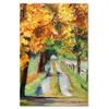 Canvas Print Autumn Path Trees Park
