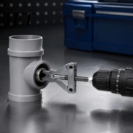Extractor for 1/2 3/4 And 1 Inch Pipes Broken Pipe Tool Pipes, Versatile Water Repair Kit Damaged Thread Remover, Hex Shank Impact Drills Hand