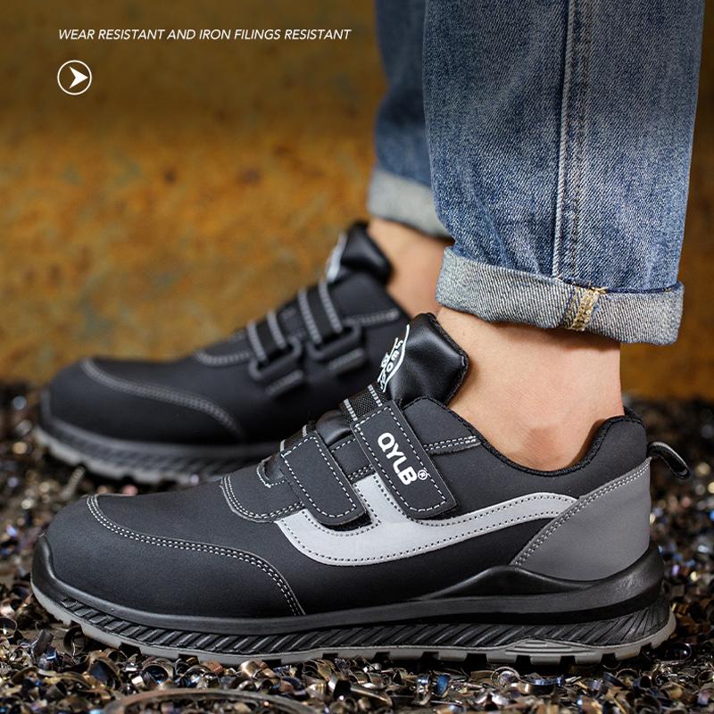 Fashion Anti Static Work Safety Shoes For Men Women Anti-smash Anti Puncture Industrial Shoes Security Protective Shoes Work Sneakers