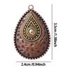 5Pcs Retro Vintage Ethnic Bohemia Teardrop Pendants For Women Earrings Necklaces Charms For Diy Making Jewelry Accessories