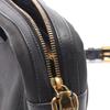 Used PRADA TESSUTO SOFT CALF Shoulder Bag 1BH089 canvas leather Black Used Women