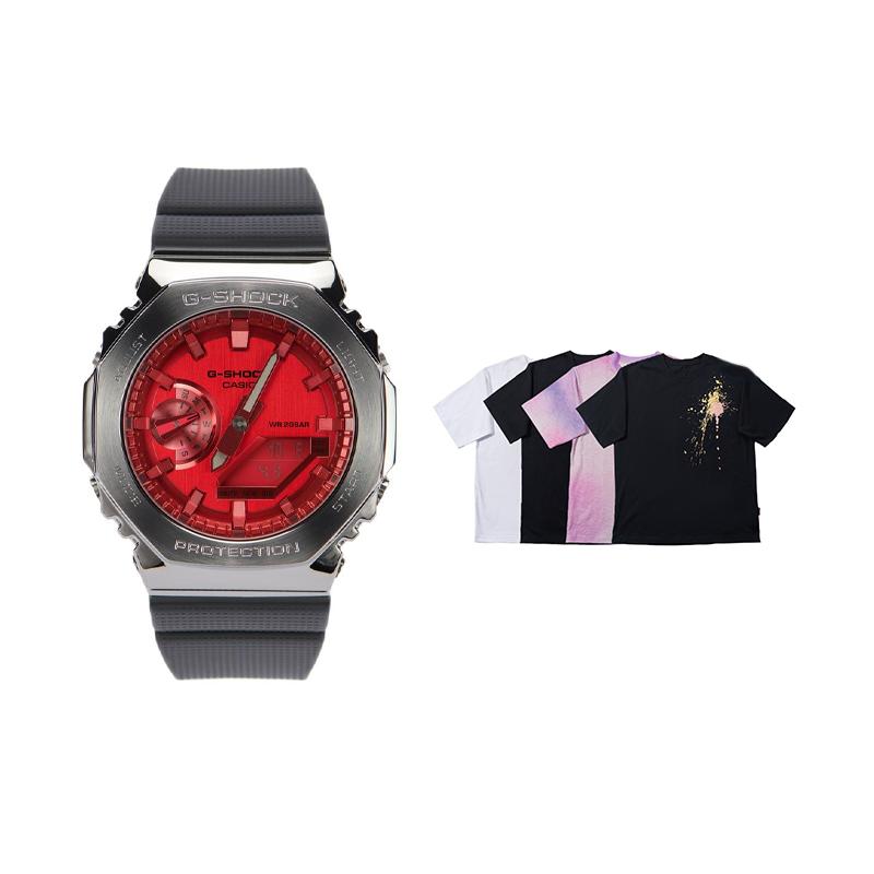 Casio Men Full Metal Series Red Watch GM-2100B-4APR GM-2100B-4APR