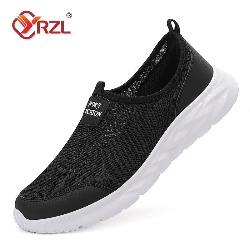 

Новые кроссовки для бега для мужчин Дышащая спортивная обувь Легкие модные летние дышащие кроссовки для мужчин Большие размеры 40-47 40 черный белый