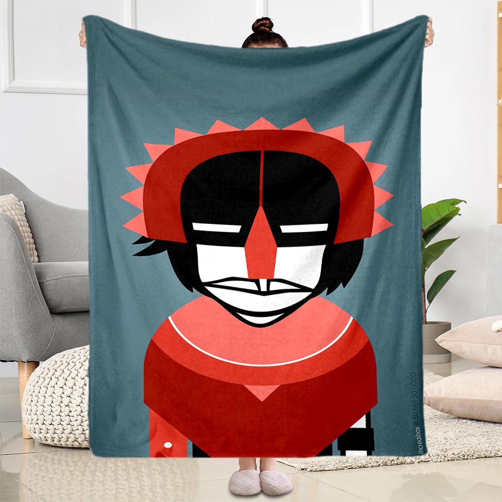 Incredibox Blanket Comfortable Perfect for Picnics Livingroom Office Four Seasons Multipurpose Digital Print Birthday Christmas Gift Blanket