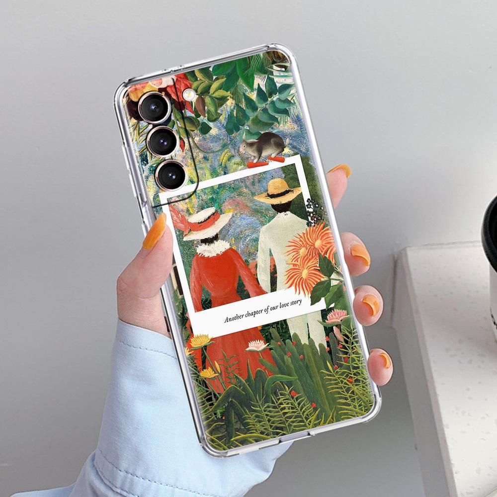Phone Case For Samsung Galaxy S26 S25 S24 S23 S22 Ultra S20 S21 FE 5G Plus Soft Clear Cover ART aesthetic collage Venus