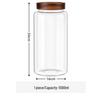 Food Grade Sealed Glass Storage Jar for Tea, Coffee & More