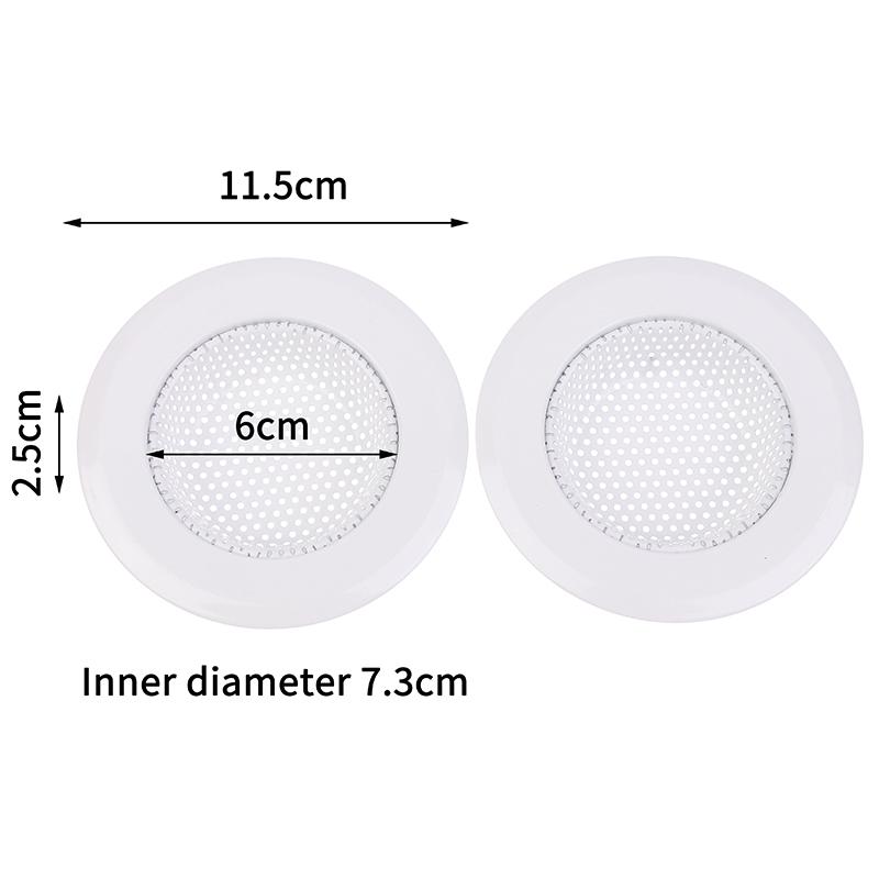 Stainless Steel Sink Filter Mesh Shower Floor Drain Hair Catcher Stopper Food Slag Drainer For Kitchen Bathroom Accessories