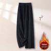 Corduroy Wide-Leg High-Waisted Pants for Women - Ribbed, Loose, Velvet-Feel, Seasonal Wear 2025.