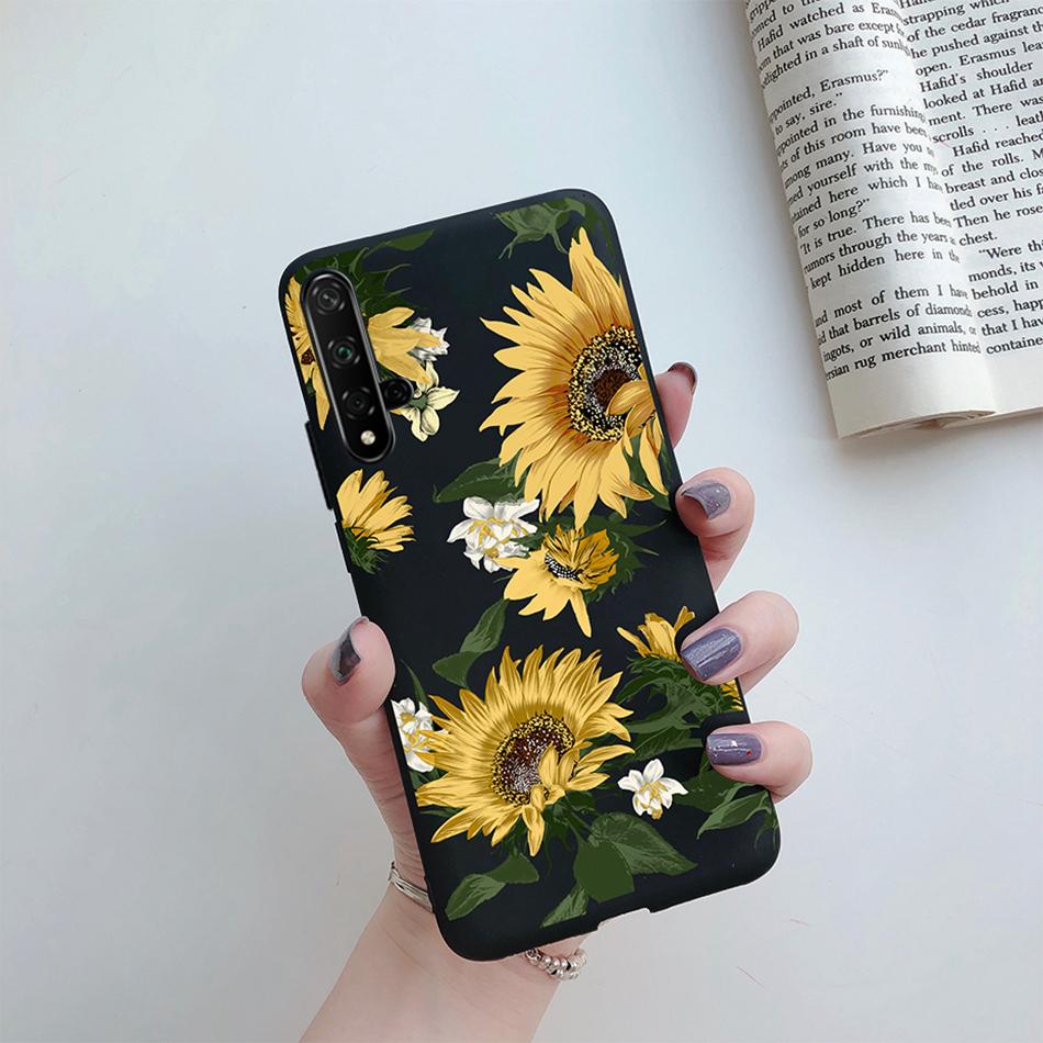 For Honor 20 Case Cartoons Love Heart TPU Funda For Huawei Honor 20 Pro Lite YAL-L21 YAL-L41 20S MAR-LX1H Back Cover Phone Case